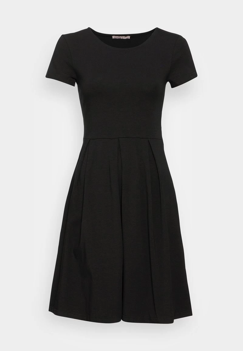 Anna Field Jerseykleid - Black – Bild 4