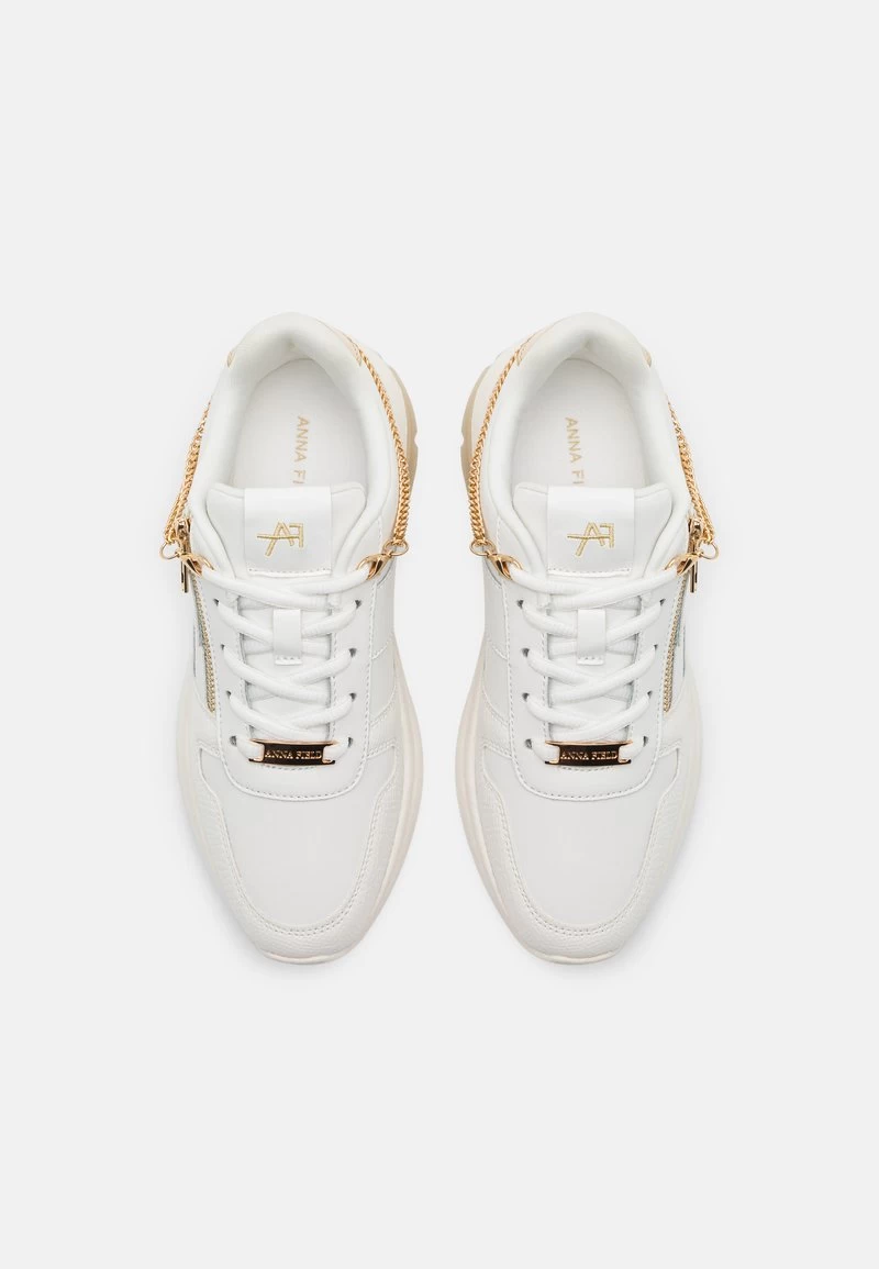 Anna Field LEATHER - Sneaker Low - White/gold – Bild 6