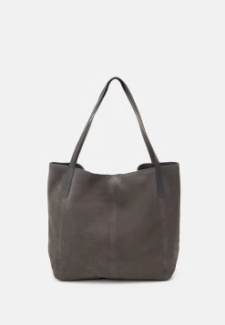 Anna Field LEATHER - Handtasche - Anthracite