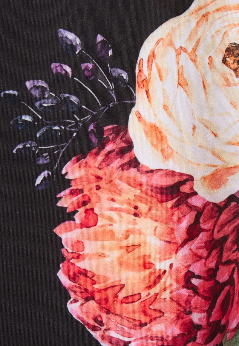 Anna Field Faltenrock - Black/pink – Bild 3