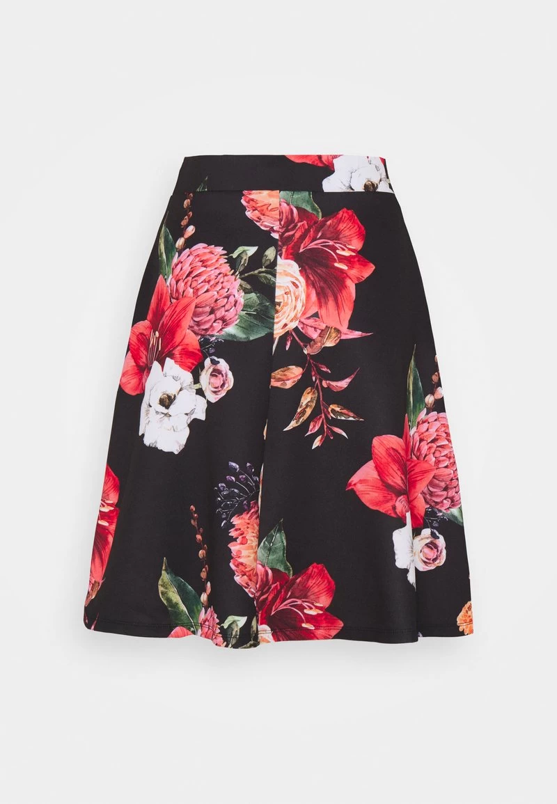 Anna Field Faltenrock - Black/pink – Bild 2