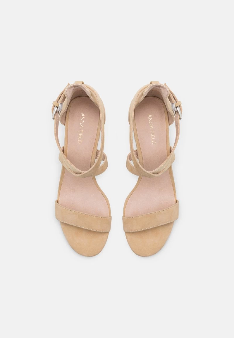Anna Field LEATHER - Riemensandalette - Beige – Bild 6