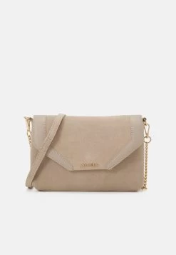 Anna Field LEATHER - Clutch - Taupe