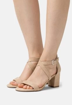 Anna Field LEATHER - Riemensandalette - Beige