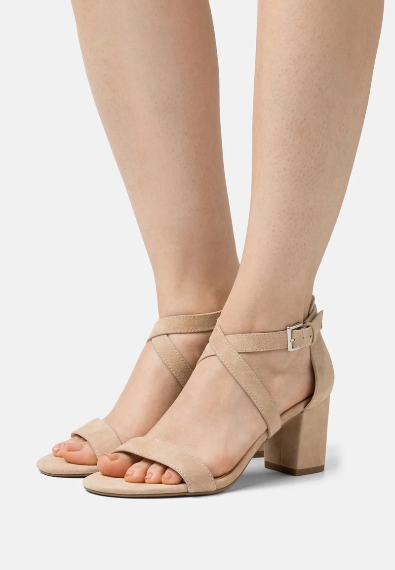 Anna Field LEATHER - Riemensandalette - Beige