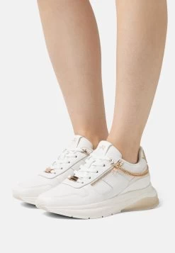 Anna Field LEATHER - Sneaker Low - White/gold