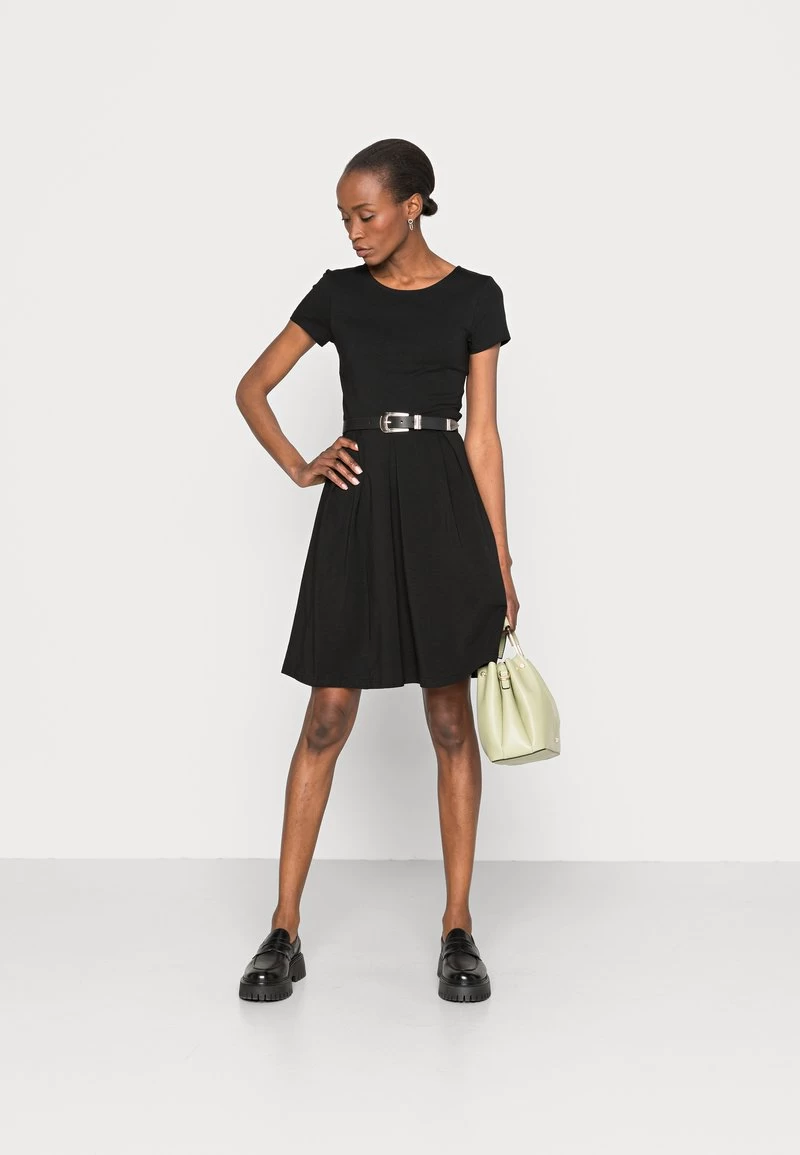 Anna Field Jerseykleid - Black – Bild 2